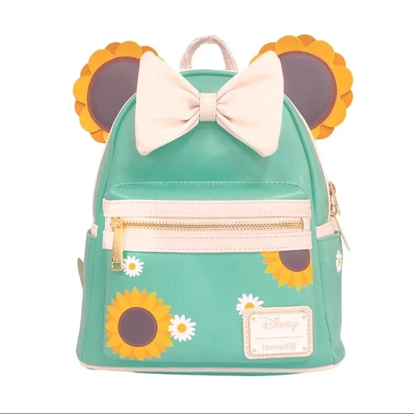 Loungefly Minnie Sunflower backpack Loungefly | Bags | Loungefly Minnie Sunflower Mini Backpack  main image 4
